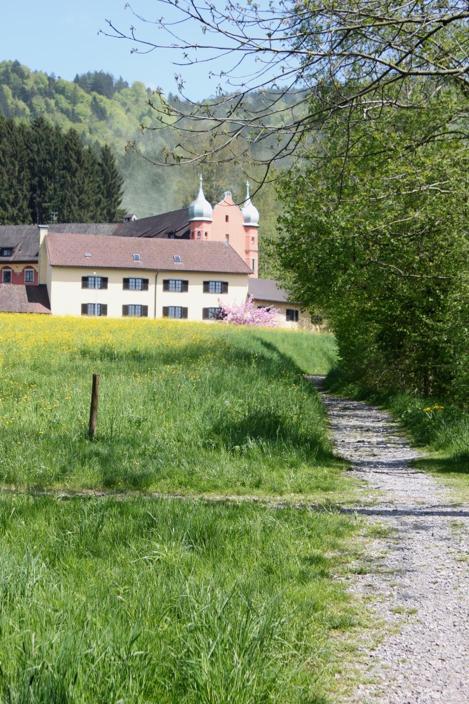 Schlossweg ausgewaschen