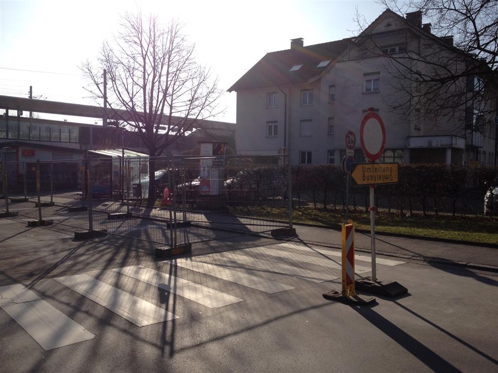 Straßensanierung behindert den Verkehr