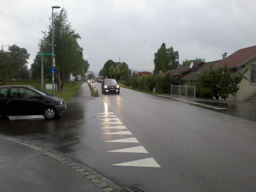 Radfahren am Wiesenrain schwer gemacht