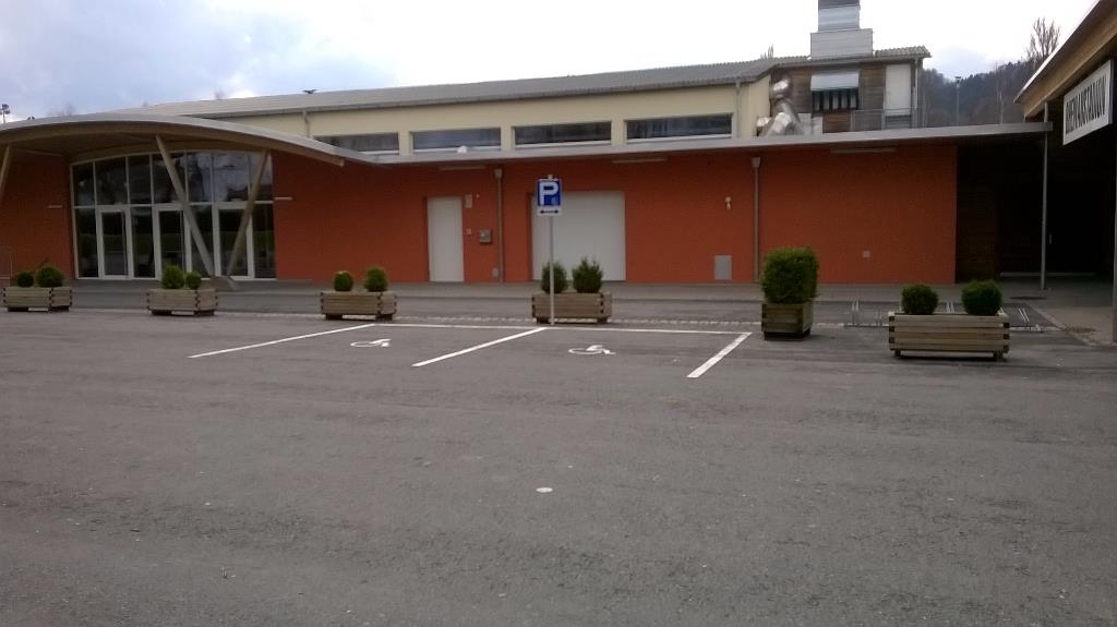 Rollstuhl Parkplatz