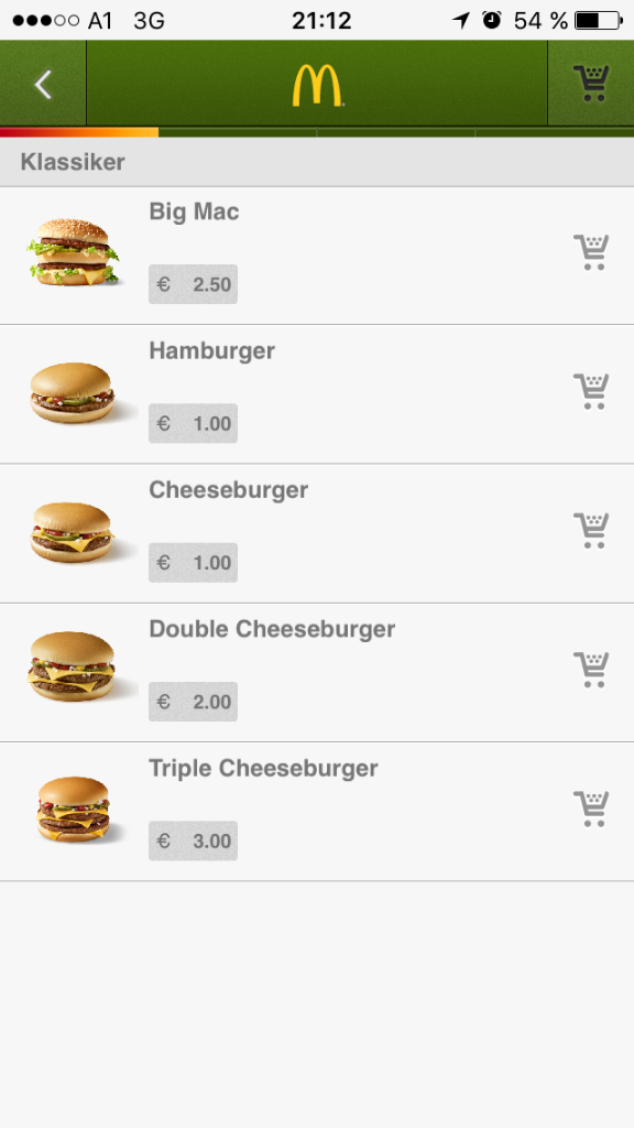 Preiserhöhung McDonalds