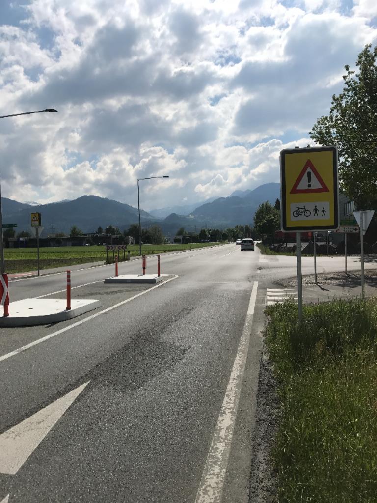 Gefahrenstelle “Fahrradübergang”