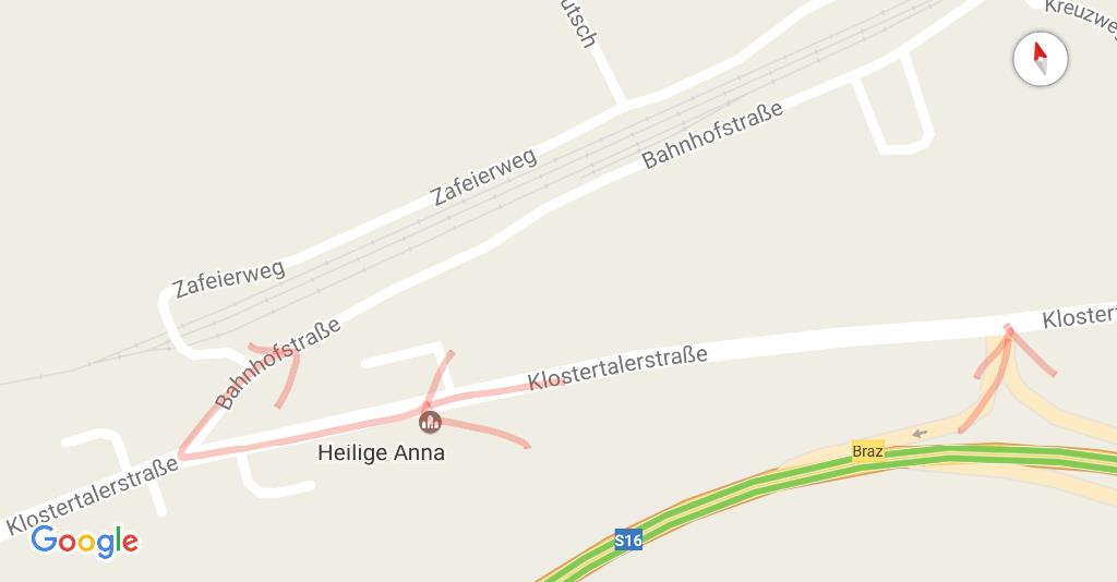 Unübersichtliche Abzweigung
