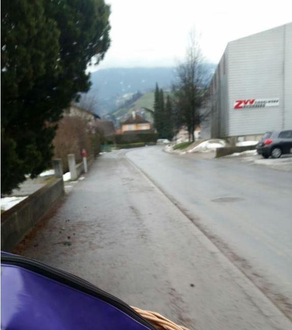 Befahrbarer Gehsteig