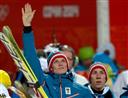Autogramm Thomas Morgenstern Skisprung Österreich Olympiasieger Silberprägung # 