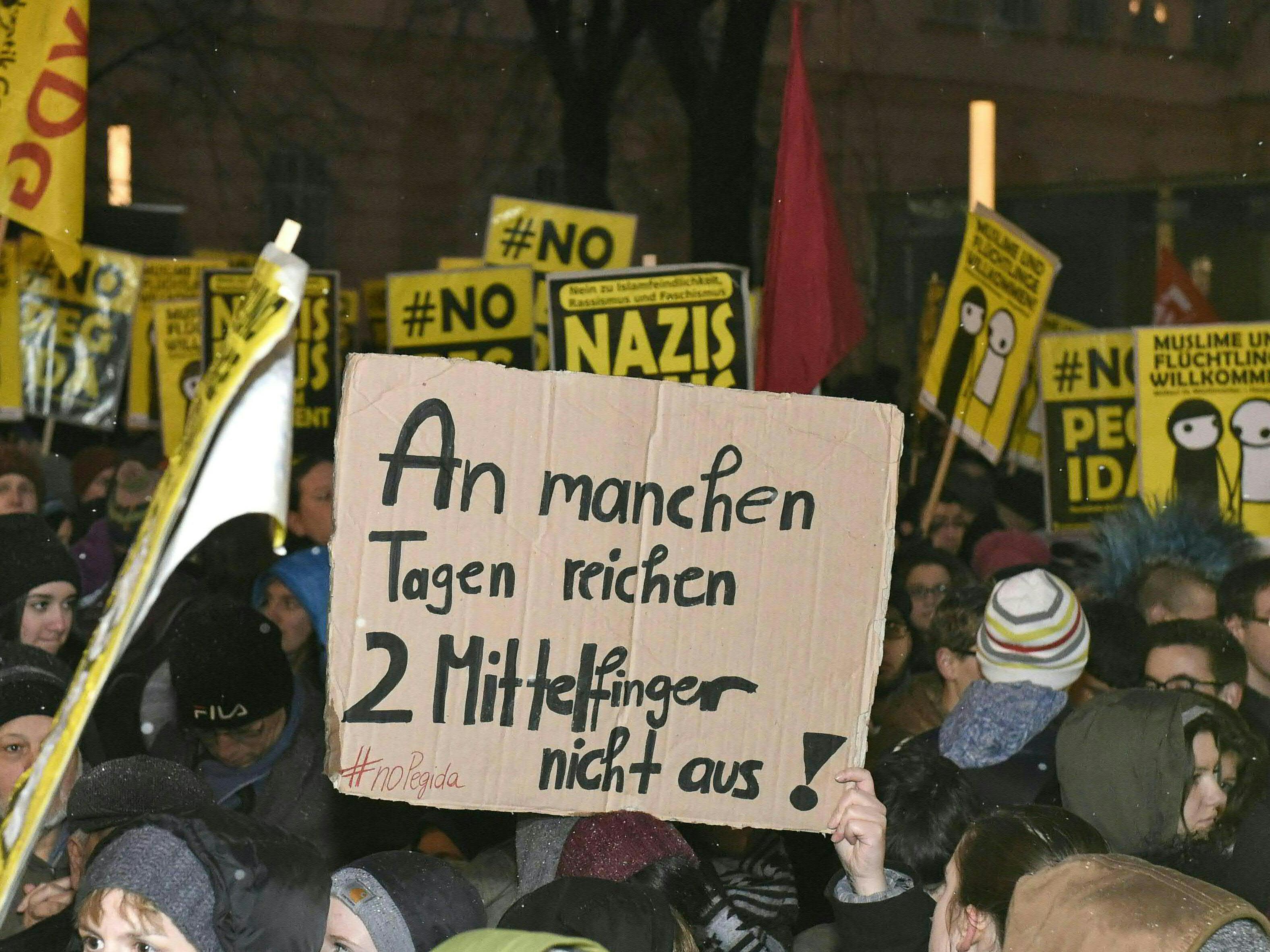 Pegida Kam In Wien Nicht Vom Fleck Osterreich Vol At