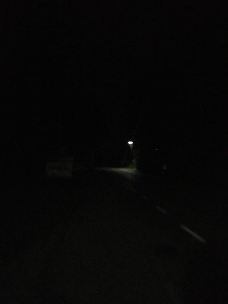Fehlende Beleuchtung der Forachstraße