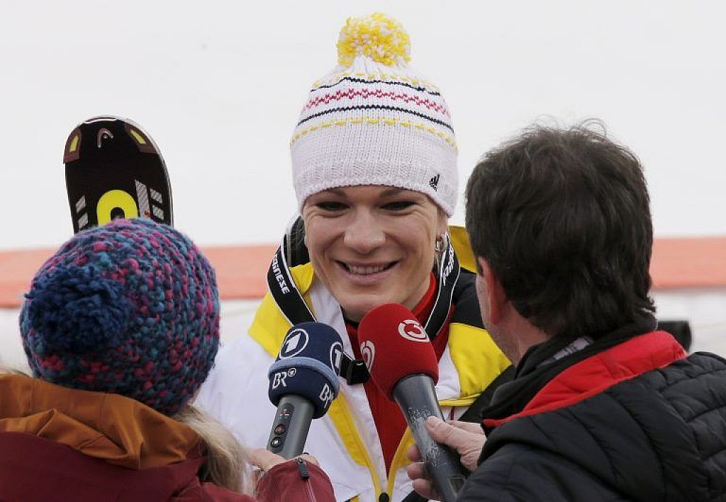 Ex-Ski-Star Maria Höfl-Riesch   © AP