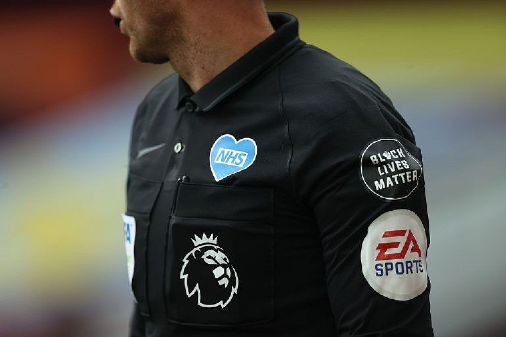 u003cbru003ePremier League unterstützt Black Lives Matter.  © APA