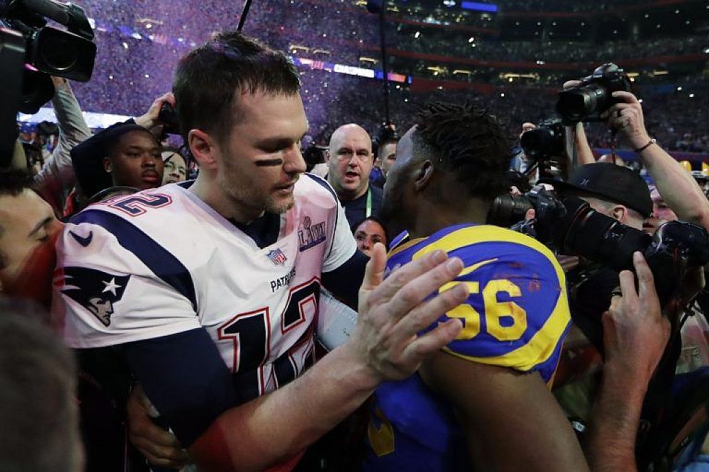 Brady nach dem Patriots-Sieg gegen die Los Angeles Rams.   © AP