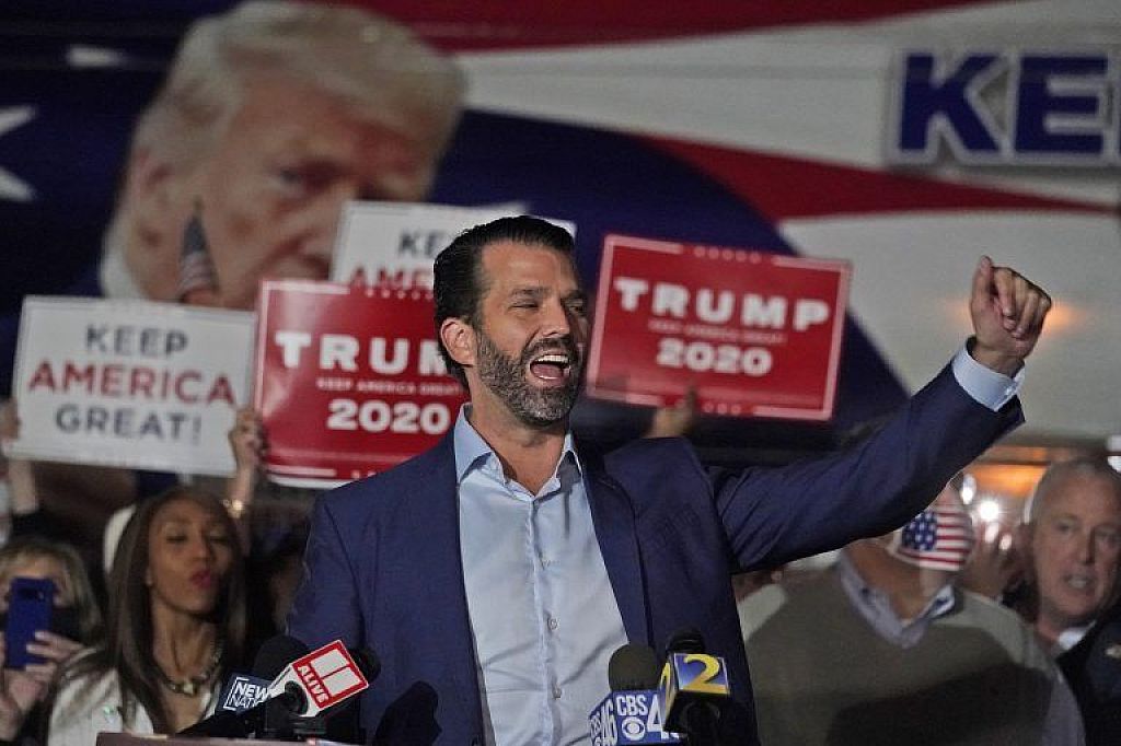 Donald Trump Jr. macht Stimmung für seinen Vater. © AP, APA