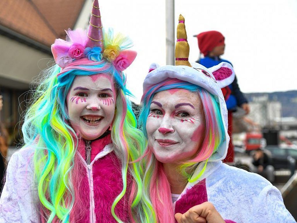 Umzug der Rhin-Zigünar in Lustenau. © Russmedia