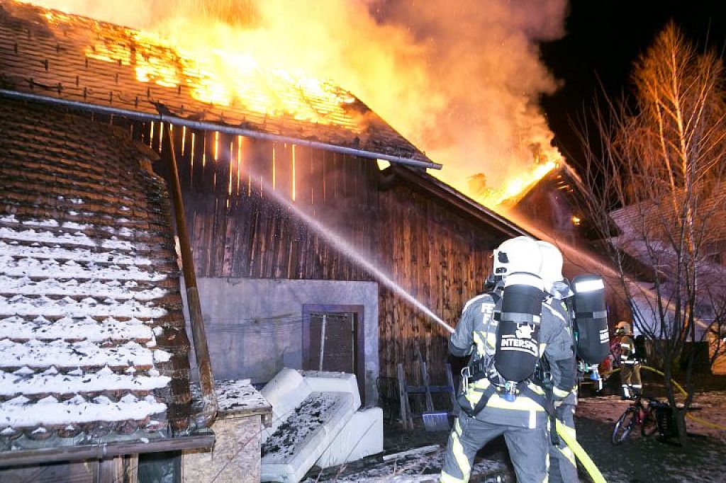 Wohnhausbrand in Feldkirch © Dietmar Mathis