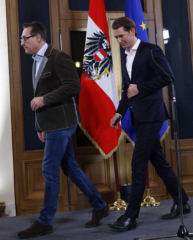 Strache und Kurz © Reuters