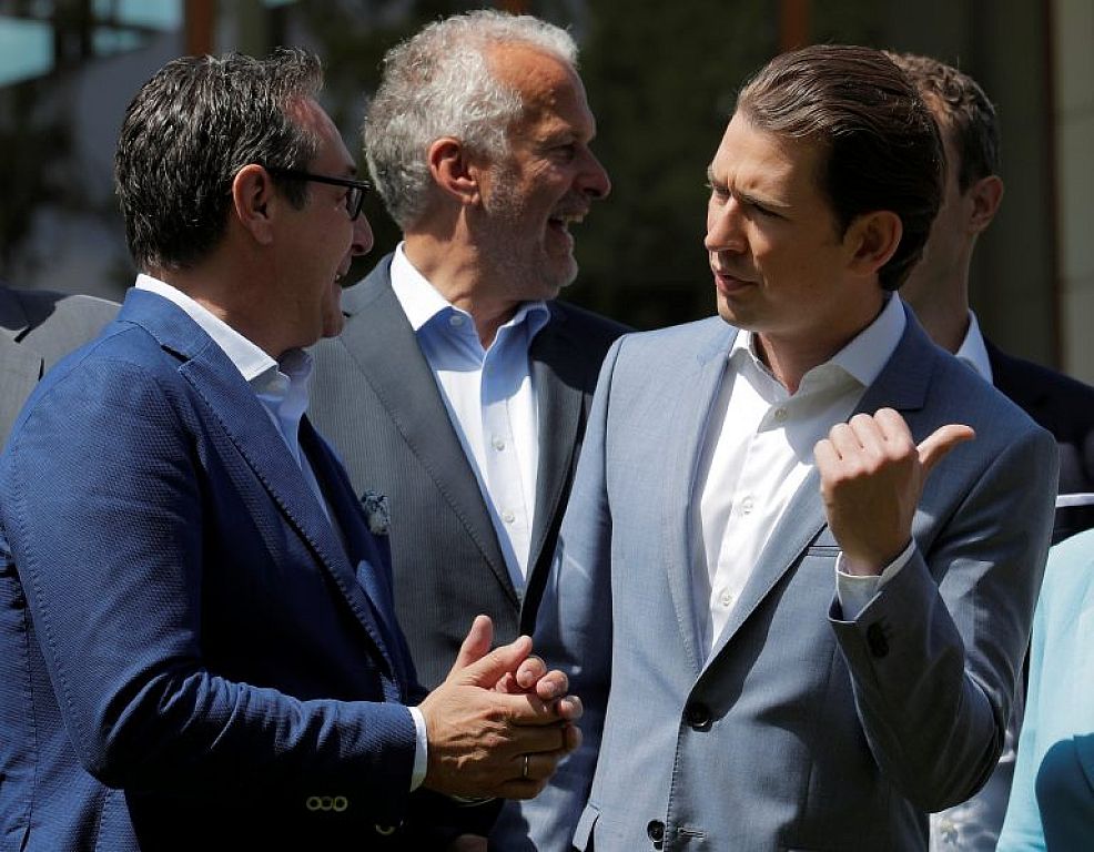 Strache und Kurz. © Reuters