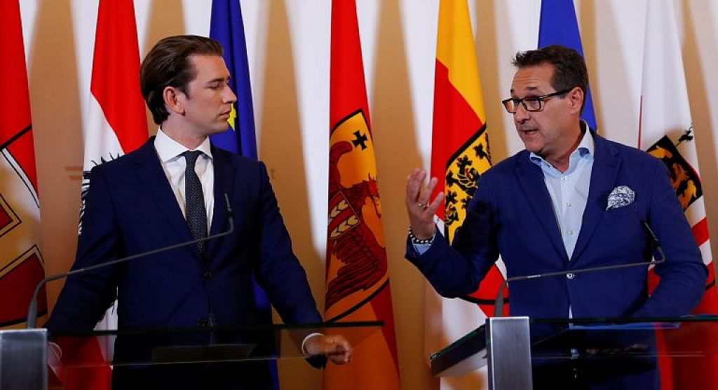 Kurz und Strache. © Reuters