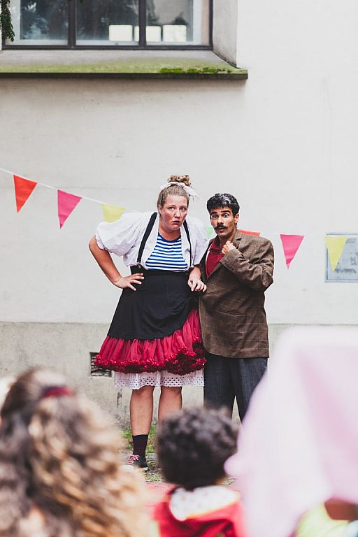 u003cpu003eClownfrau Lisa Suitner u0022Lilliluu0022u003c/pu003en © Nadine Jochum, Niklas Koch, handout/Suitner