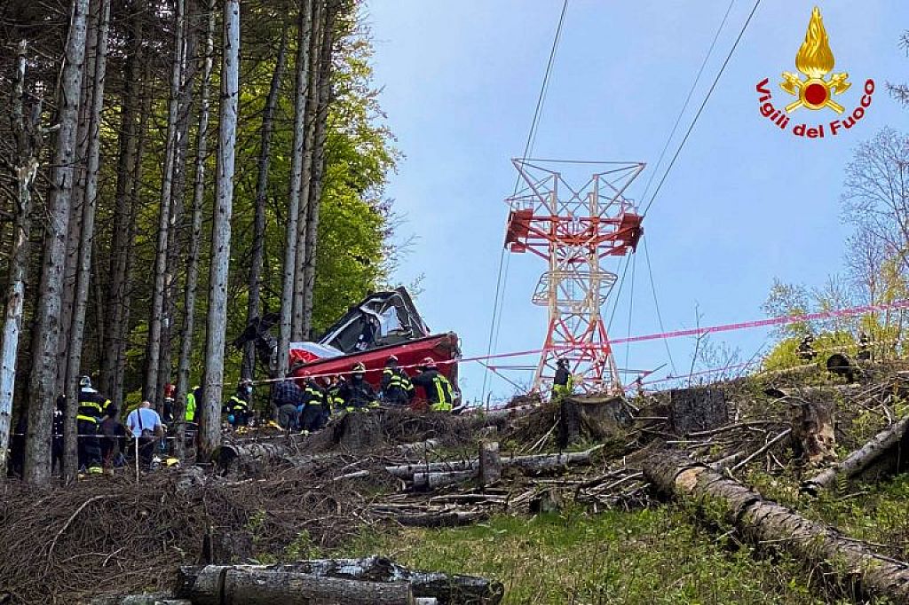Seilbahnunglück im Piemont  © AP/AFP
