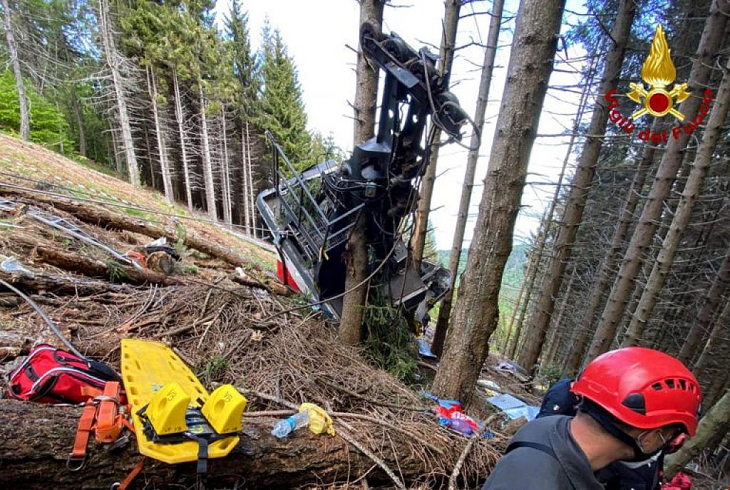 Seilbahnunglück im Piemont © AP/AFP