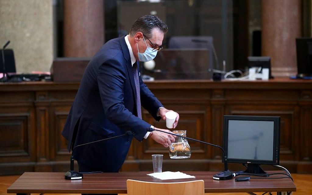 Strache bekennt sich "nicht schuldig". © APA, AP