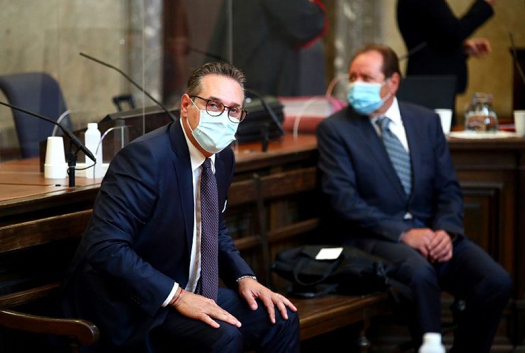 Strache bekennt sich "nicht schuldig". © APA, AP