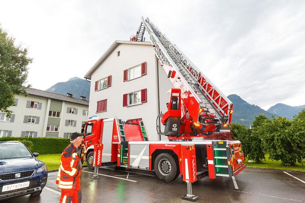 Unwetter in Bürs  © Bernd Hofmeister