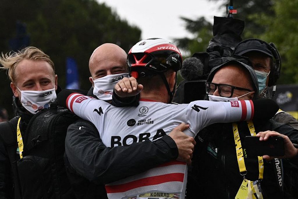 Patrick Konrad holt Etappensieg bei Tour de France  © AP, APA