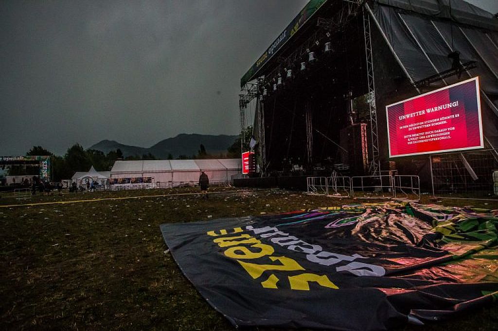 Unwetter beim Szeneopenair  © VOL.AT/Steurer