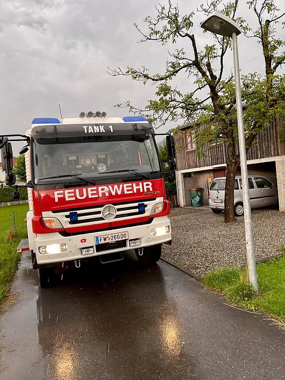 Sturmschäden in Hohenems  © Facebook/Dieter Egger