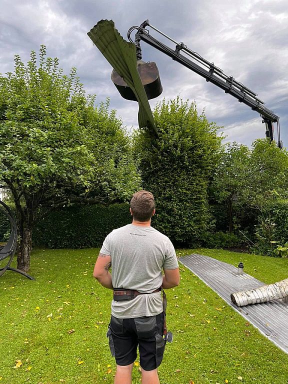 Sturmschäden in Hohenems  © Facebook/Dieter Egger