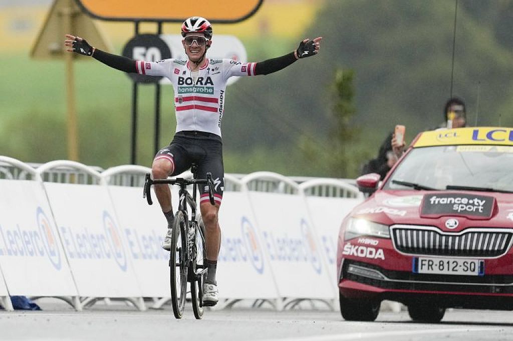 Patrick Konrad holt Etappensieg bei Tour de France  © AP, APA