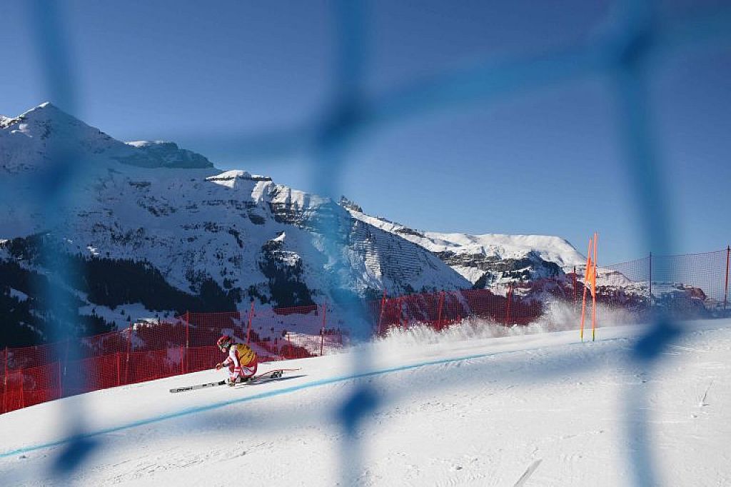 Herren-Abfahrt in Wengen © APA