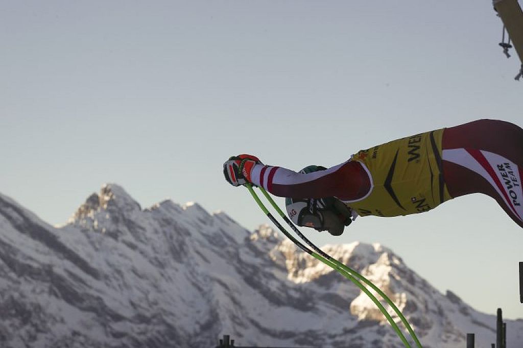 Herren-Abfahrt in Wengen © APA