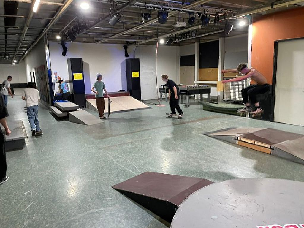 Die Skater in Aktion.