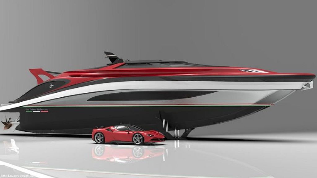 Ferrari-Yacht © Lazzarini Design Studio