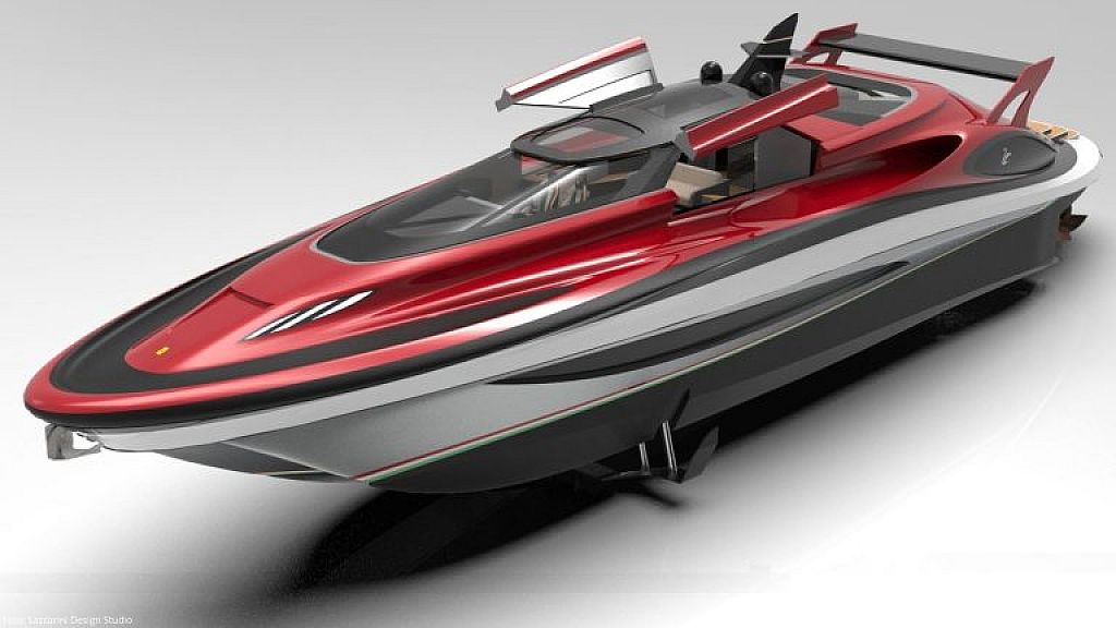 Ferrari-Yacht © Lazzarini Design Studio