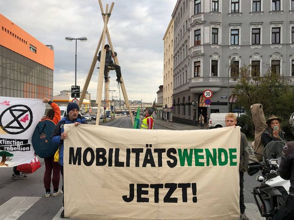 © APA/EXTINCTION REBELLION ÖSTERREICH