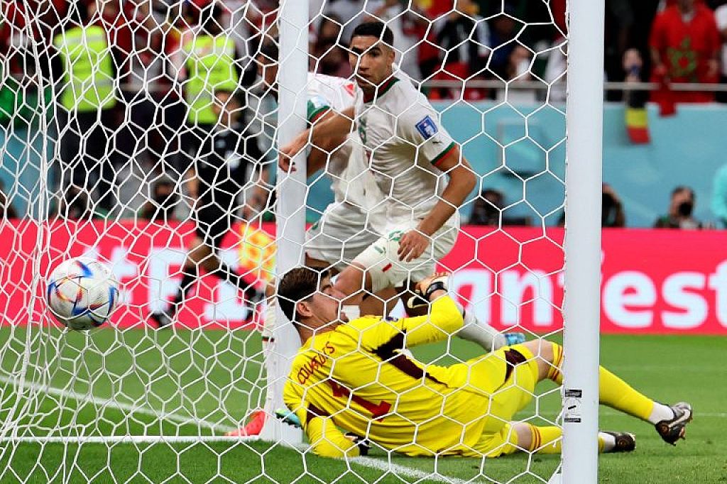 TOPSHOT-FBL-WC-2022-MATCH26-BEL-MAR
 © APA