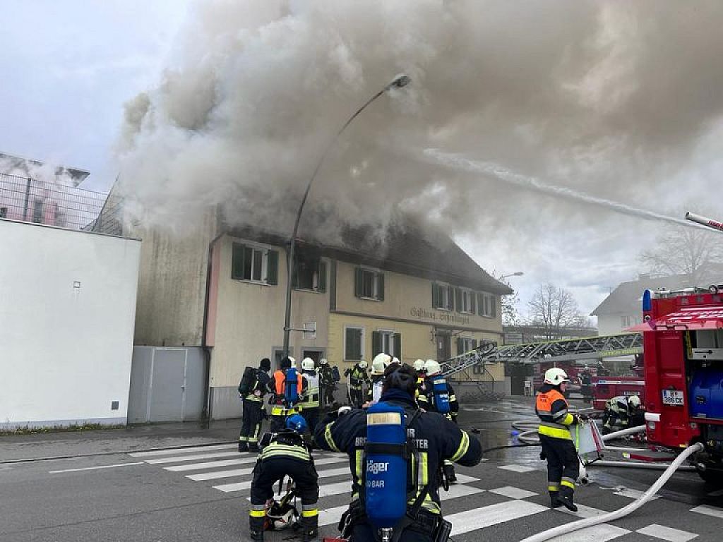 Brand Gasthaus Schendlingen