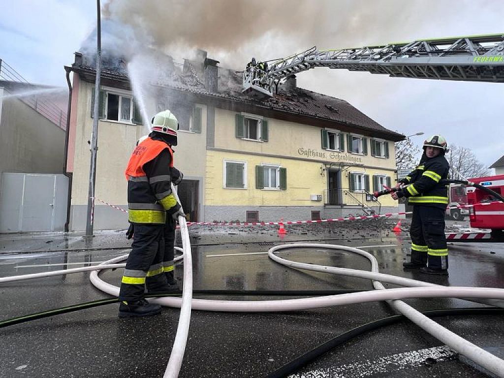 Brand Gasthaus Schendlingen