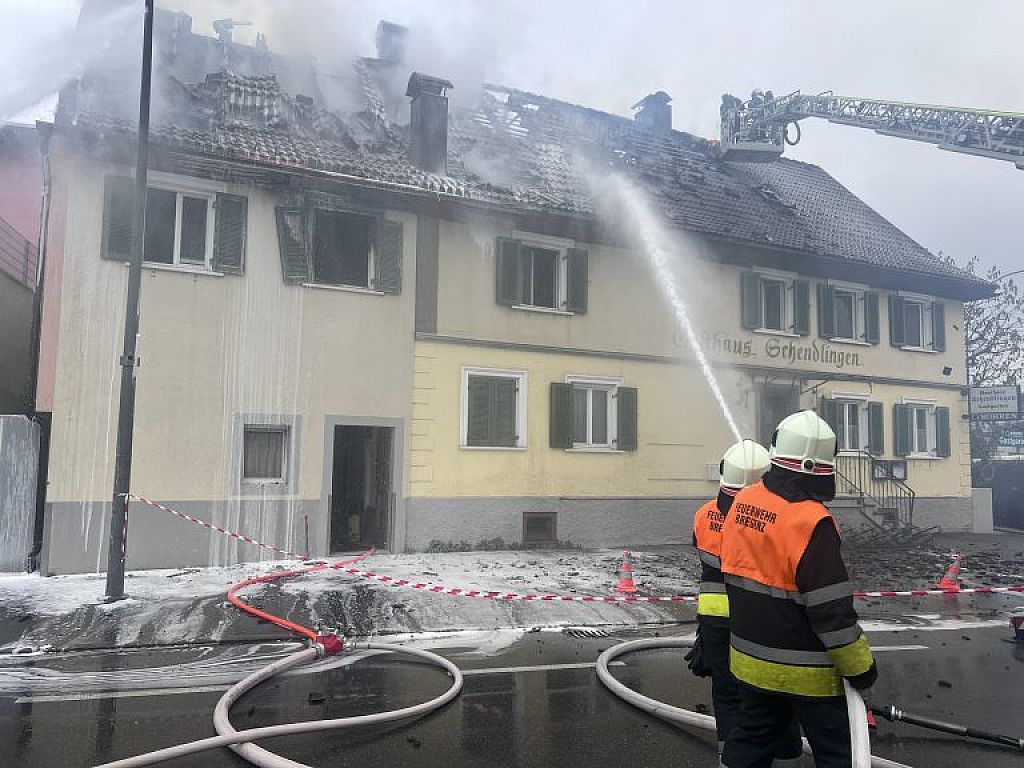 Brand Gasthaus Schendlingen