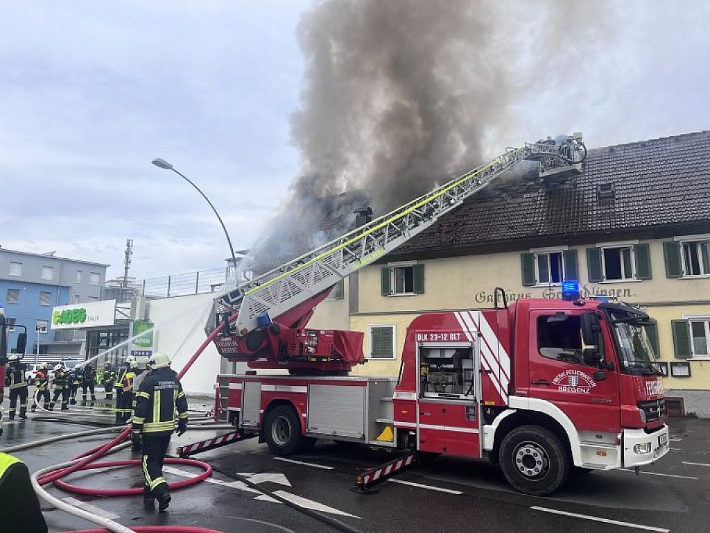 Brand Gasthaus Schendlingen