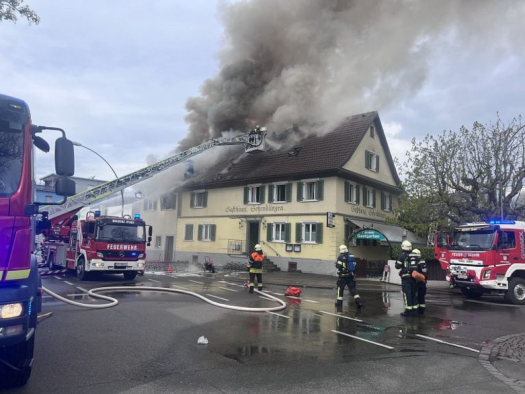 Brand Gasthaus Schendlingen