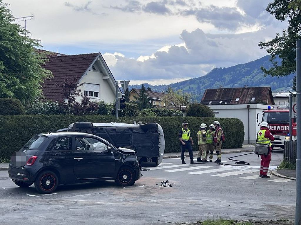 Unfall in Dornbirn
 © VOL.AT/Vlach