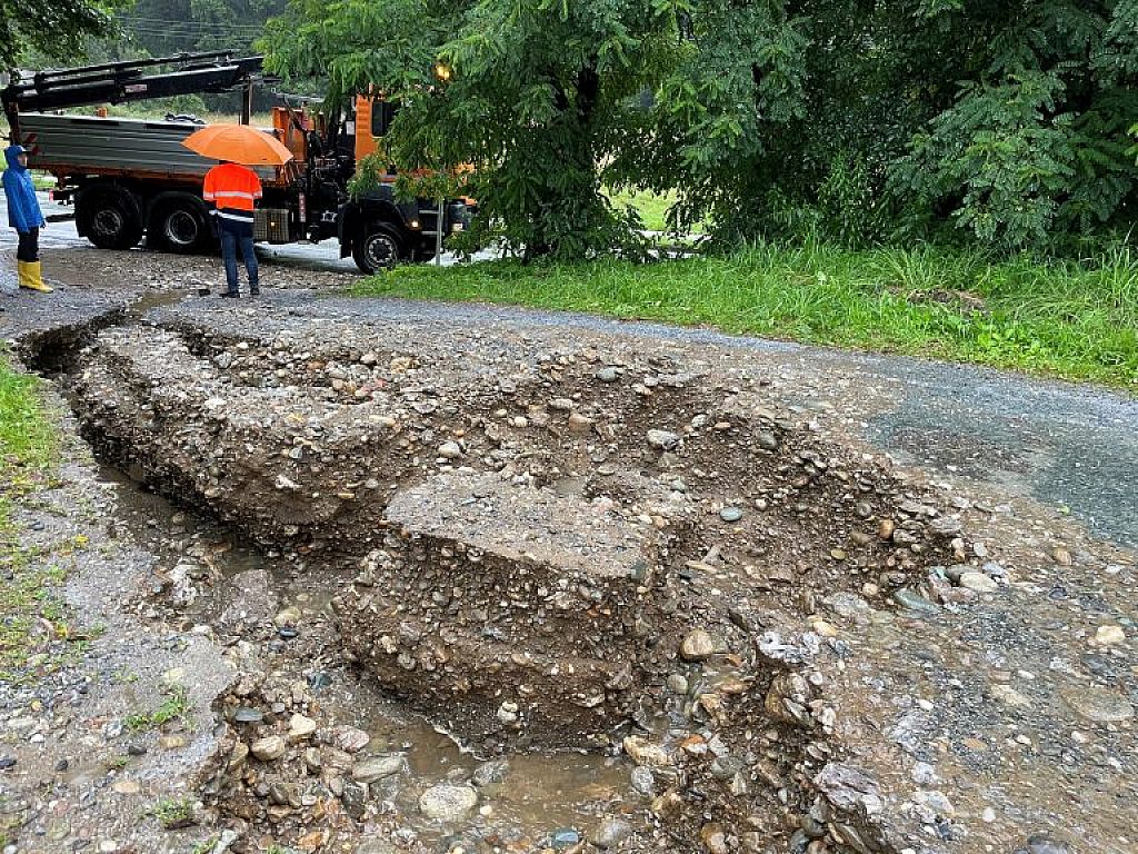 EUROPE-WEATHER/FLOODS-AUSTRIA
 © Unwetter in Südösterreich