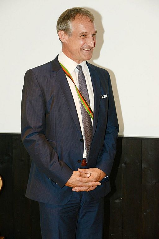Bürgermeister Linhart gratulierte zur neuen Bude. - Kustersberg Budeneroeffnung - Katholische Mittelschulverbindung Kustersberg Bregenz bezog ihre neue Bude am Berg Isel.
 © Rudolf Öller v/o Vitus
