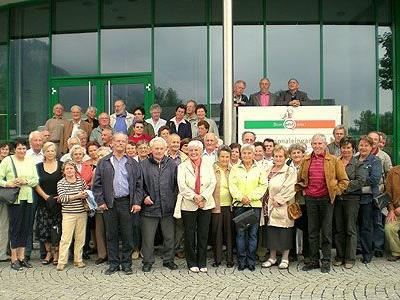 Die Firma efef, Stoffels Säge-Mühle und das Landhaus besuchten die rührigen Senior(inn)en.
