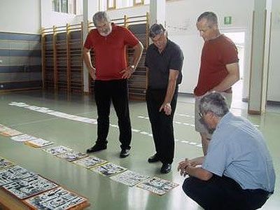Die Jury mit Manfred Hellrigl, Georg Vith, Ludwig Mähr und Julius Schedl (v. l.). Die Jury mit Manfred Hellrigl, Georg Vith, Ludwig Mähr und Julius Schedl (v. l.).