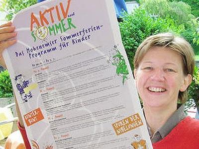 Nicole Aliane mit dem Aktiv-Sommer-Programm.