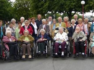 Bewohner und Personal des Sozialzentrums in Bürs Bewohner und Personal des Sozialzentrums in Bürs